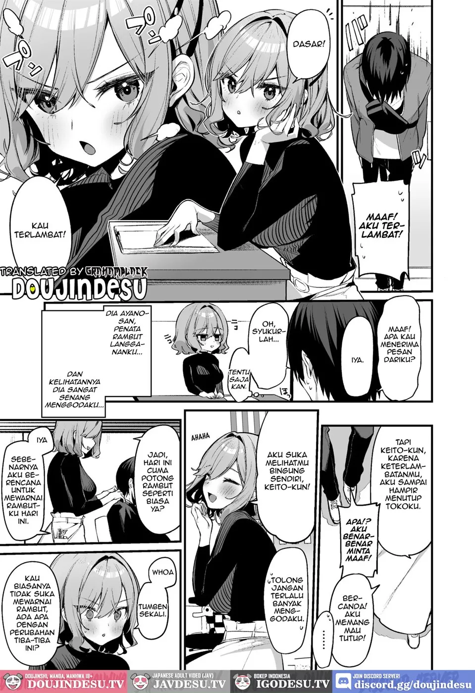 Penata Rambut yang Menggoda Chapter 01 page 1